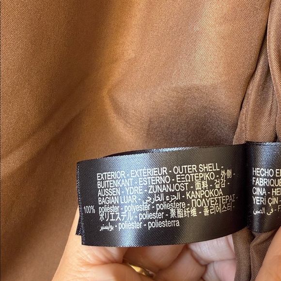 Zara Brown Faux FurJacket - Picture 3 of 4